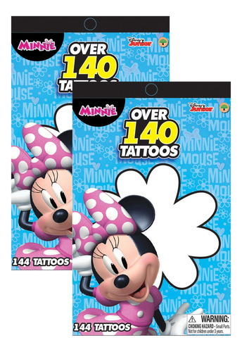 Disney Junior Minnie Mouse Bowtique Over 140 Tatuajes Tempo.