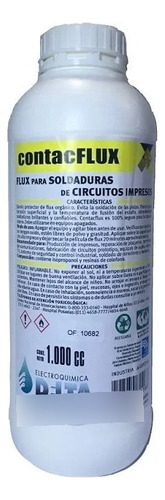 Contacflux Delta Flux Liquido Botella X 1lt Soldaduras Elect