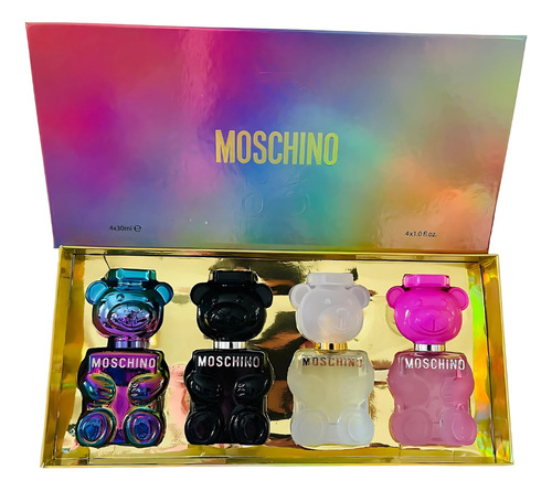 Moschino Toy 2 Set Combination 4pz Edt Mujer