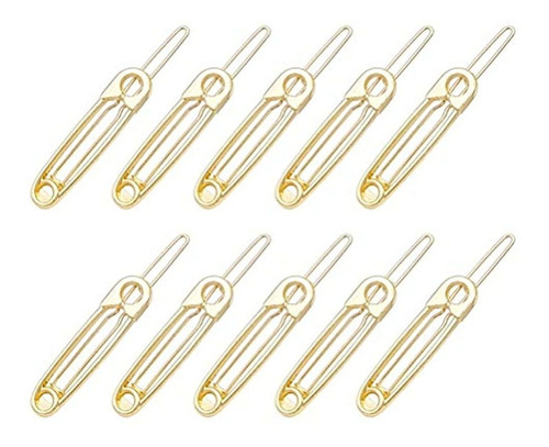 Lurrose 10pcs Pinzas Para El Cabello Huecas Horquillas De Me