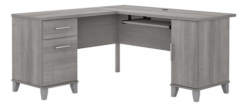 Bush Furniture Somerset - Escritorio En Forma De L Con Mesa.