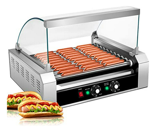 Máquina Hot Dogs 11 Rodillos Dual Temp.