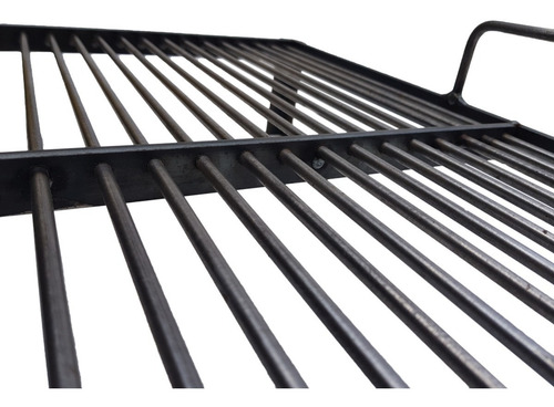 Imagen 3 de 6 de Parrilla Emparrillado Hierro 90x60 Perforadas Enhebradas Sor
