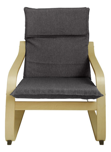 Sillon Poltrona Silla Diseño Interior Poliester Madera Cuota