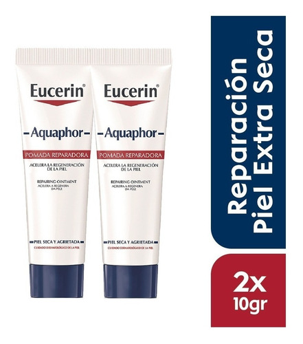  Eucerin Aquaphor Pomada corporal reparadora x 10 ml