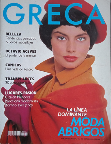 Revista Greca Moda Abrigos Octubre 1990