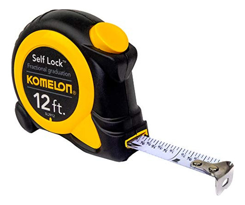 Komelon Sl2912; 12' X 5/8  Auto-lock Speed Mark Tape Measure