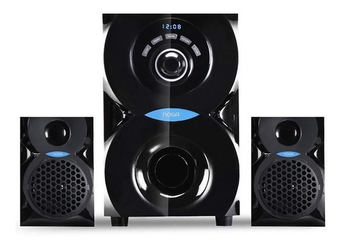 Imagen 4 de 4 de Parlantes 2.1 Bluetooth Noga Spark Music Usb Fm Inalambrico