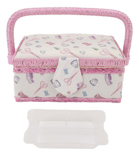 Kit De Costura Portátil, Cesta De Bordado, Organizador De Te