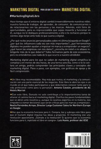 Imagen 2 de 2 de Marketing digital para los que no saben de marketing digital: Descubre cómo el marketing y la comunicación digital ayudan a las marcas a diferenciarse, de Giráldez, Gonzalo. Editorial Almuzara, tapa blanda en español, 2021