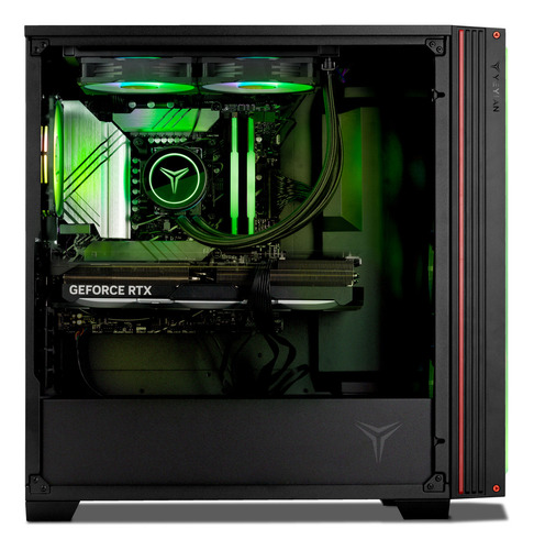 Pc Gamer Yeyian Nvidia Geforce Rtx 5070 12gb Gddr7, Amd Ryzen 9 9900x 5.6ghz, 32gb Ddr5 6000mhz Rgb, 1tb Nvme M.2 Gen 4, 1000w Platinum, Enfriamiento 240mm, Wifi,bluetooth, Ypa-ms990xc-5701m