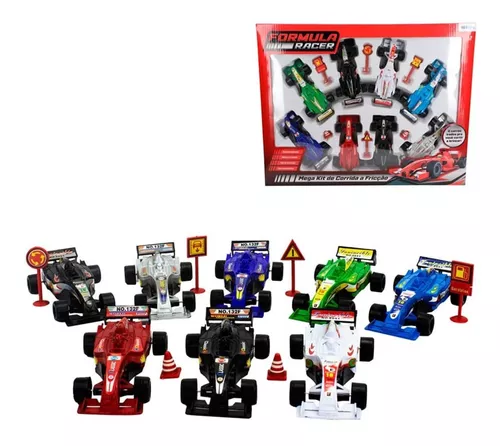 Carrinhos De Brinquedo Formula 1 Carro Corrida F1 Menino Kit