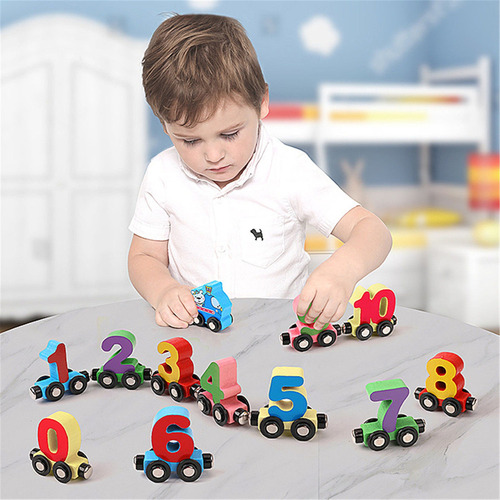 Educação Infantil Para Aprender Números E Letras Trem Magnét