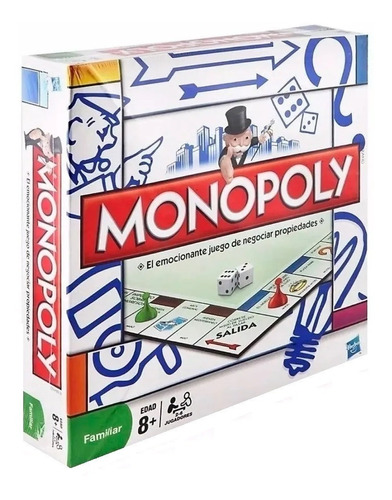 Monopoly Popular Juego De Mesa Negocios Hasbro 840 Educ Full