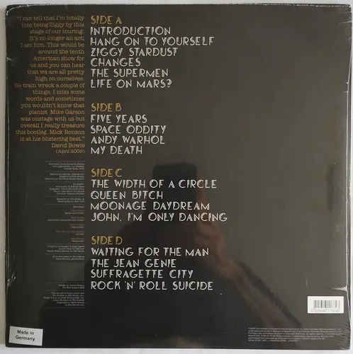 Lp - David Bowie - Live Santa Monica '72 - Duplo - Imp. Lac