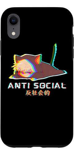 Funda Estética Japonesa Para  Xr Vaporwave Anti Social...