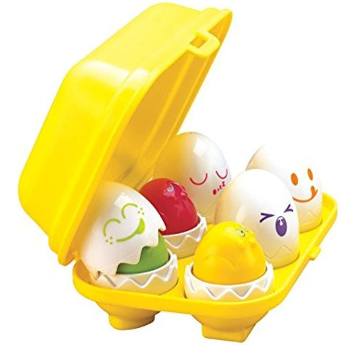 Tomy Toomies Squeak Toy, Hide & Squeak Eggs, Multicolor, Med