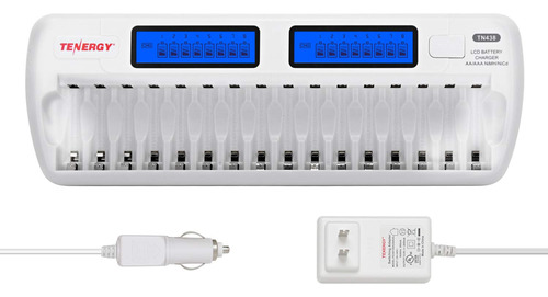Cargador Inteligente De Batería Aa Aaa 16-bay Lcd Nimh Nicd