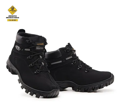 Bota Coturno Master Boots Em Couro Unissex Com C.a Parcelamento