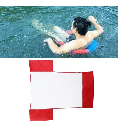 Verano De Espuma De Natación Paño De Malla Roja Solamente