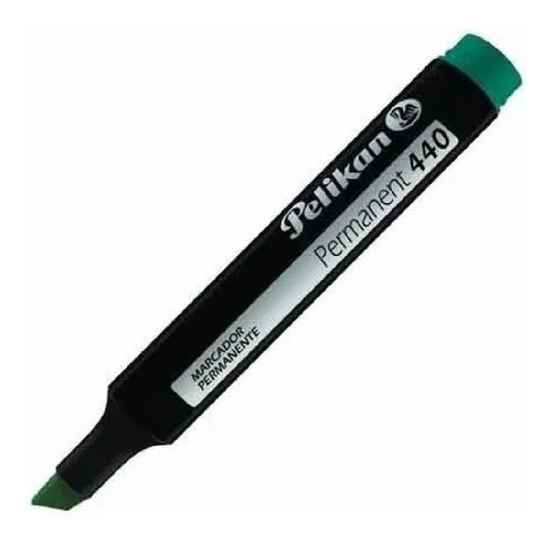 Marcador Pelikan 440 Permanente Negro P/biselada (cajax10u) Color Verde