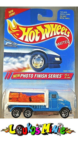 Hot Wheels Tank Truck Caminhão 1995 Photo Finish Series #333