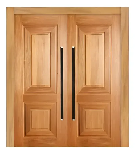 Kit Portal Duplo Basalto 190x215 Cm - Marrom-claro | Parcelamento sem juros