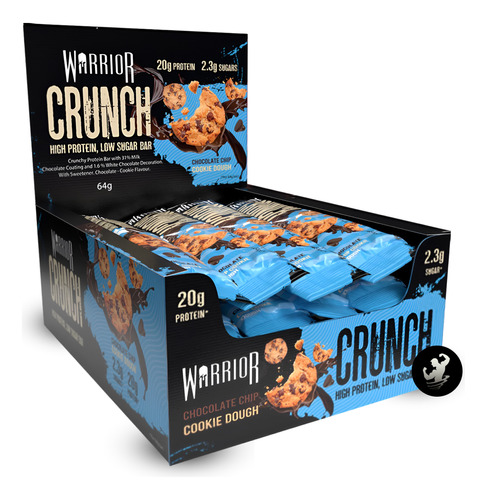 Barra De Proteína Warrior Crunch High Protein X 12 