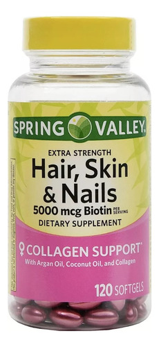 Hair Skin & Nails 5000 Biotin - Unidad a $593