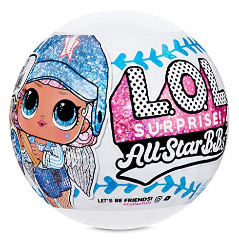 ¡sorpresa! All-star B.b.s Sports Series 1 Baseball Sparkly D