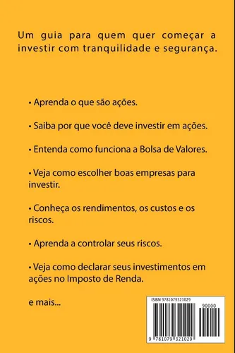 Livro: Aprenda A Invertir En Acciones (portuguese Edition...