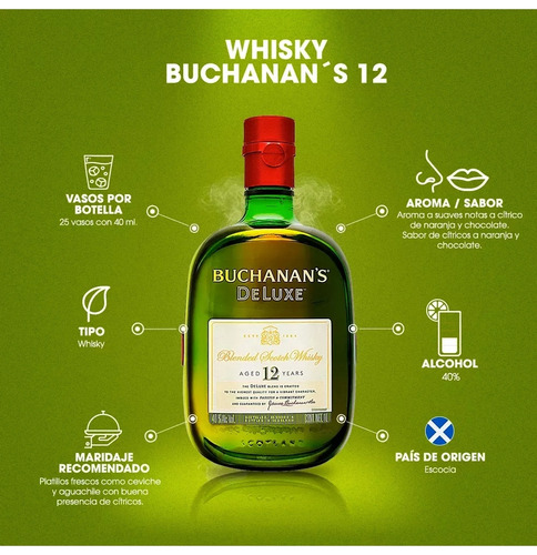 Whisky Buchanan's Deluxe 750ml
