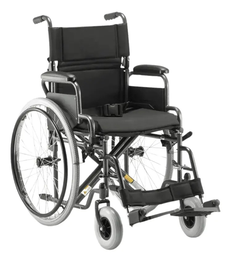 Cadeira De Rodas D400 Dobrável T44 Até 120 kg Aço Dellamed