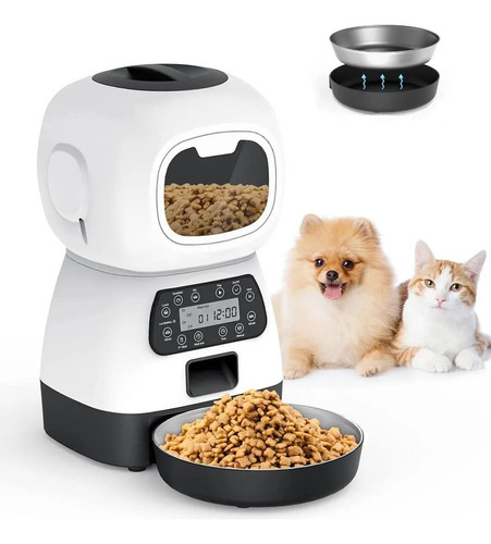 Alimentador Comedouro Automático Cães Gatos Pet Programável