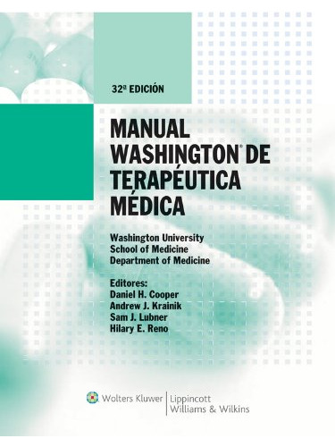 Libro Manual Washington De Terapéutica Médica De Daniel H Co