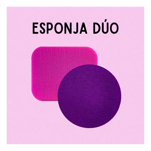 Kit 5 Pz Esponjas Aplicador Maquillaje Formas Colores Rostro