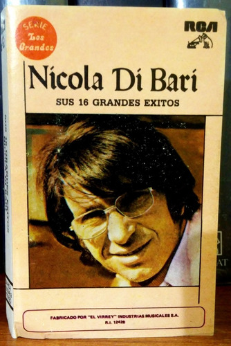Cassette Nicola Di Bari - 16 Grandes Exitos Rca (1984)