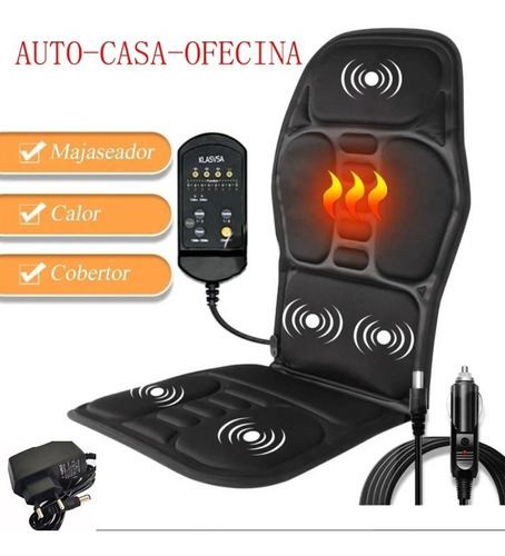 Asiento Masajeador Cojin Masaje Espalda Auto, Casa U Oficina