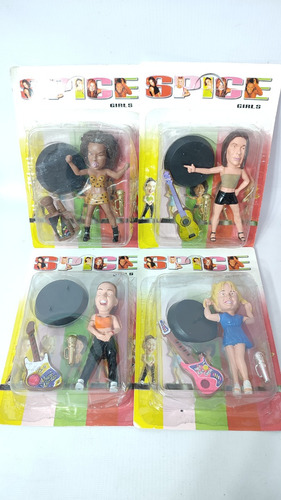 Coleccion 4 Figuras Spice Girls Noventeras Pop  Cantantes