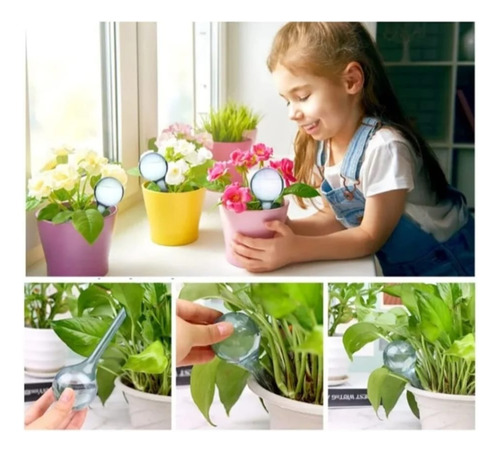 Bombillas De Riego Automático Para Plantas 10 Unidades