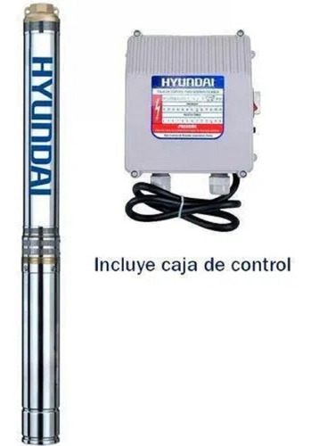 Bomba Sumergible  1hp Hyundai Para Aguas Profundas - Tyt