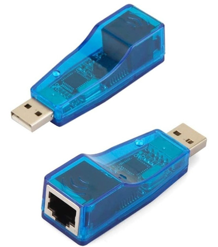 Imagen 1 de 5 de Adaptador Usb Ethernet, Usb 2.0 A Ethernet Rj45
