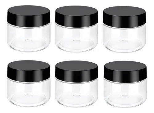Pote Acrílico Tarro Frasco 10 Ml Transparente X 10 Und