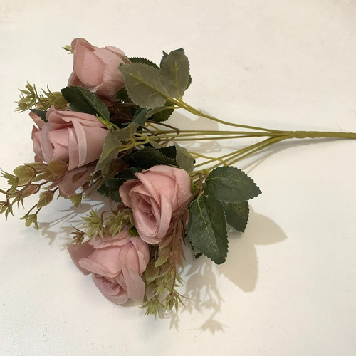 Ramo Flores Artificiales, Lady Pia, Modelo Paris, Rosa Dior