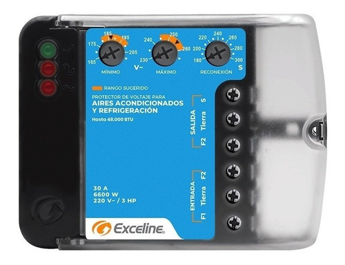 Protector Exceline Para Aire Acondicionado Bornera 220v