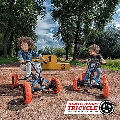 BERG Pedal Kart Buzzy Galaxy | Pedal Go Kart, Ride On Toys for Boys and  Girls, Go Kart, Outdoor Toys, Beats Every Tricycle, Adaptable to Body  Lenght