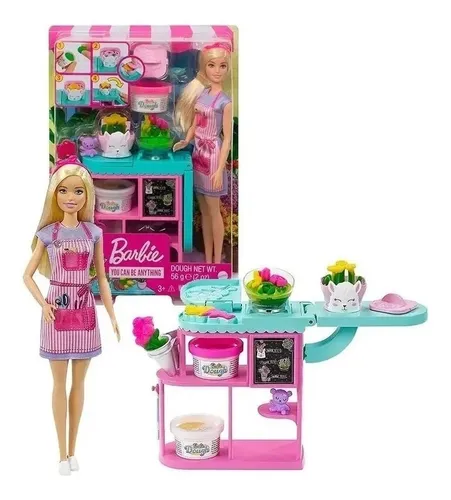 Barbie Muñeca Florista Con Tienda De Flores Mattel Gtn58