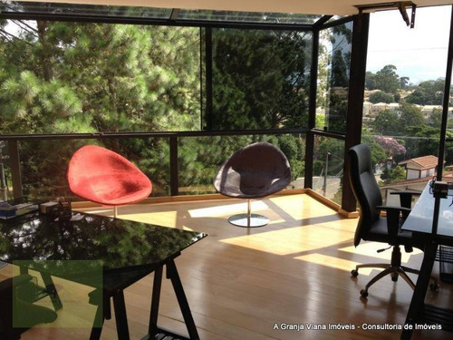 Imagem 3 de 26 de Sala, 250 M² - Venda Por R$ 1.860.000,00 Ou Aluguel Por R$ 9.000,00/mês - Granja Viana - Cotia/sp - Sa0056