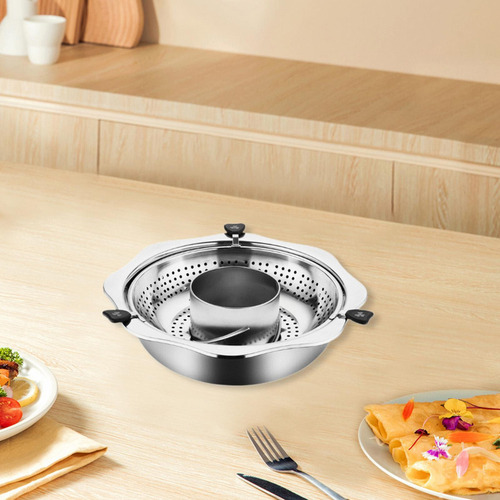 . Conjunto De Panela De Sopa Chinesa Para 30cm Sem Socos