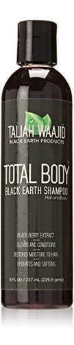 Total Body Negro Tierra Champú 8oz.